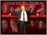 Thank You For Smoking, Aaron Eckhart, Maria Bello, Katie Holmes, Cameron Bright, Sam Elliott, William H. Macy, garnitur