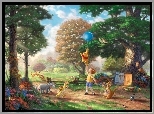 Thomas Kinkade, Kubuś Puchatek, Disney, Malarstwo