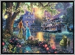 Thomas Kinkade, Disney, Księżniczka i Żaba, The Princess and the Frog