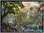 Thomas Kinkade, Disney, Film animowany, The Jungle Book, Księga Dżungli, Neel Sethi