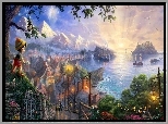 Thomas Kinkade, Disney, Pinokio, Wyspa