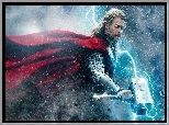 Thor, Mroczny Świat, Chris Hemsworth, Piorun