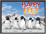 Tupot małych stóp, Happy Feet, pingwiny, lód