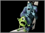 Potwory i spka, Monsters Inc, Mike Wazowski, James P. Sullivan, Strach