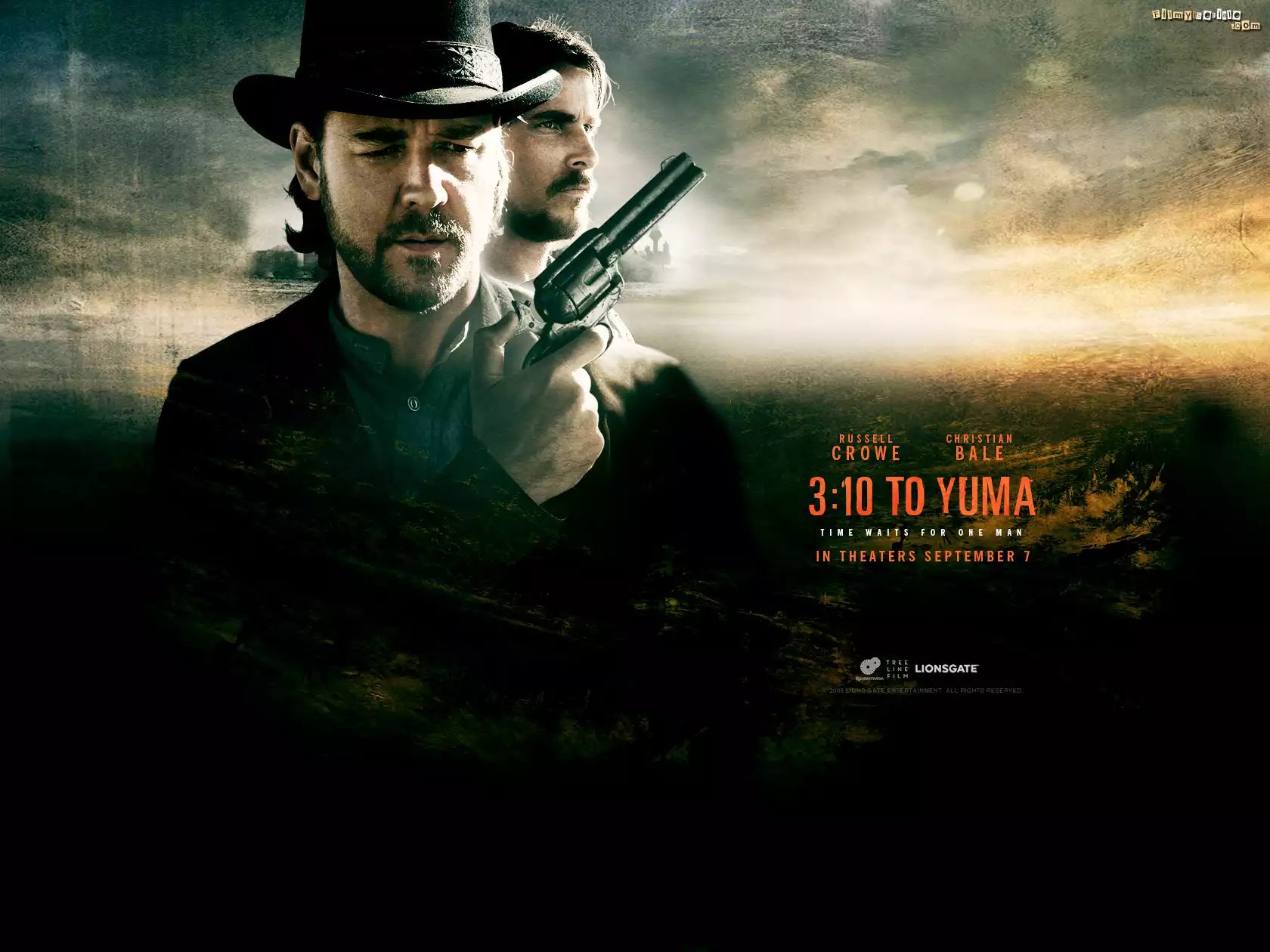 3 10 To Yuma, Russell Crowe, rewolwer