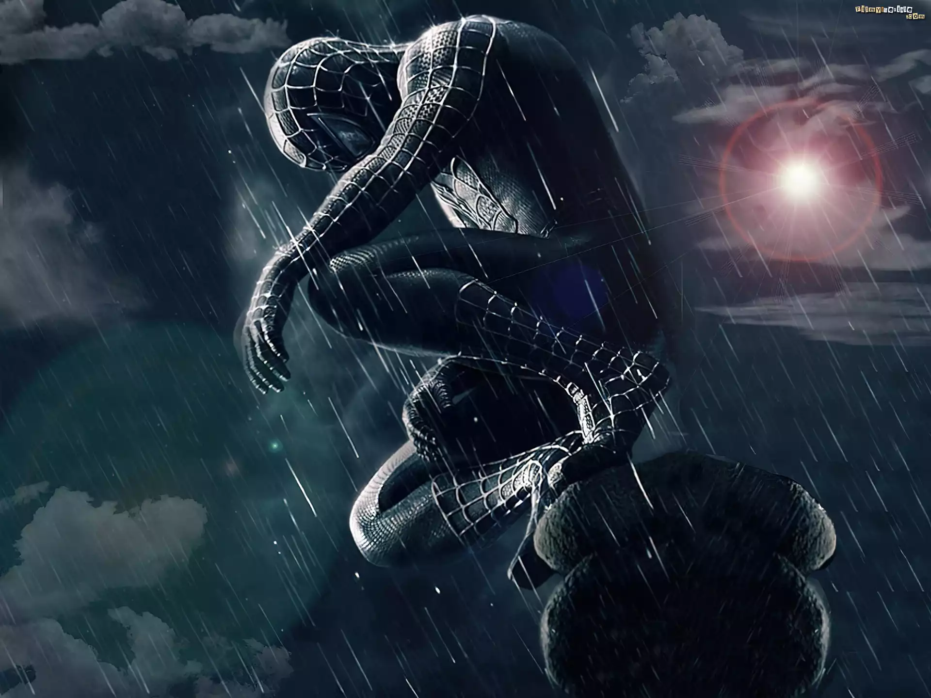 Spider-Man 3, Deszcz