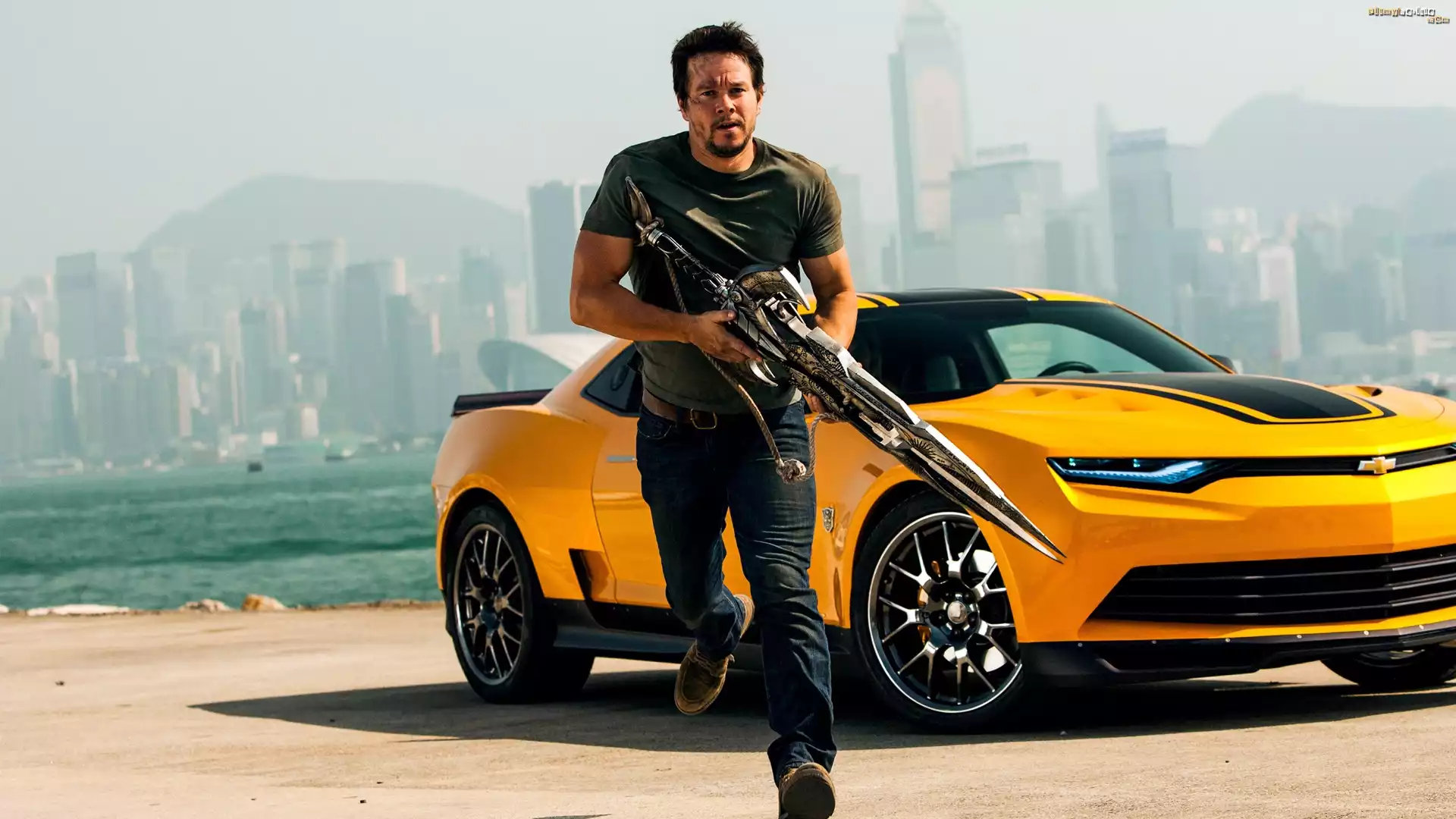 Transformers 4, Mark Wahlberg, Żółty, Camaro SS
