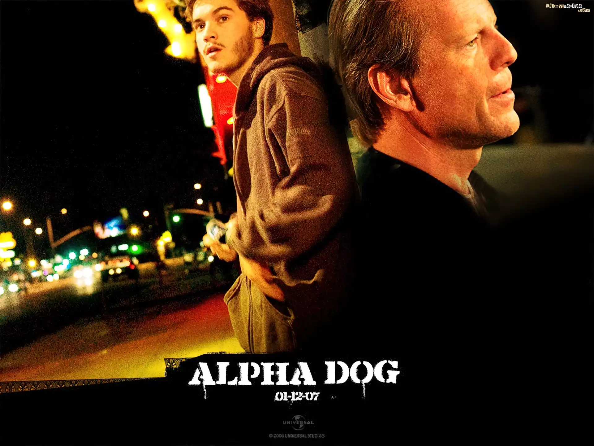 miasto, Alpha Dog, Emile Hirsch, Bruce Willis