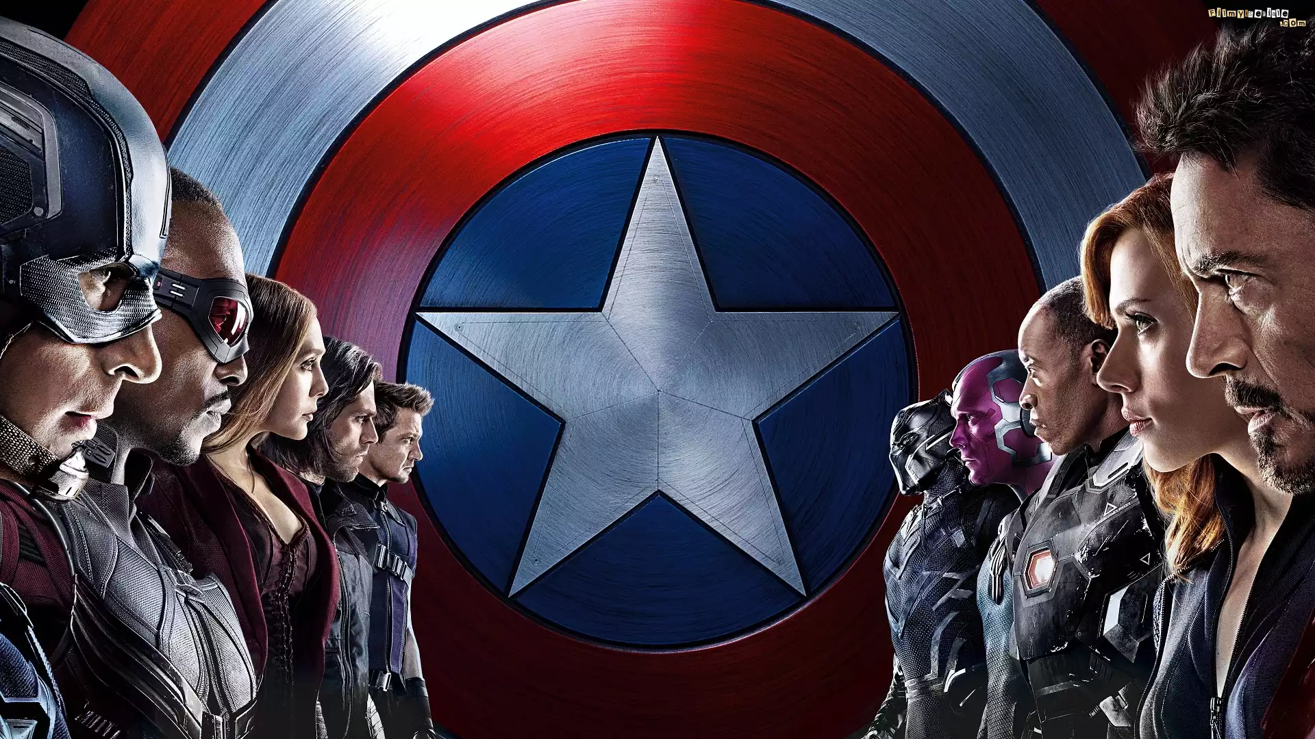 Kapitan Ameryka Civil War, Iron Man, Black Widow
