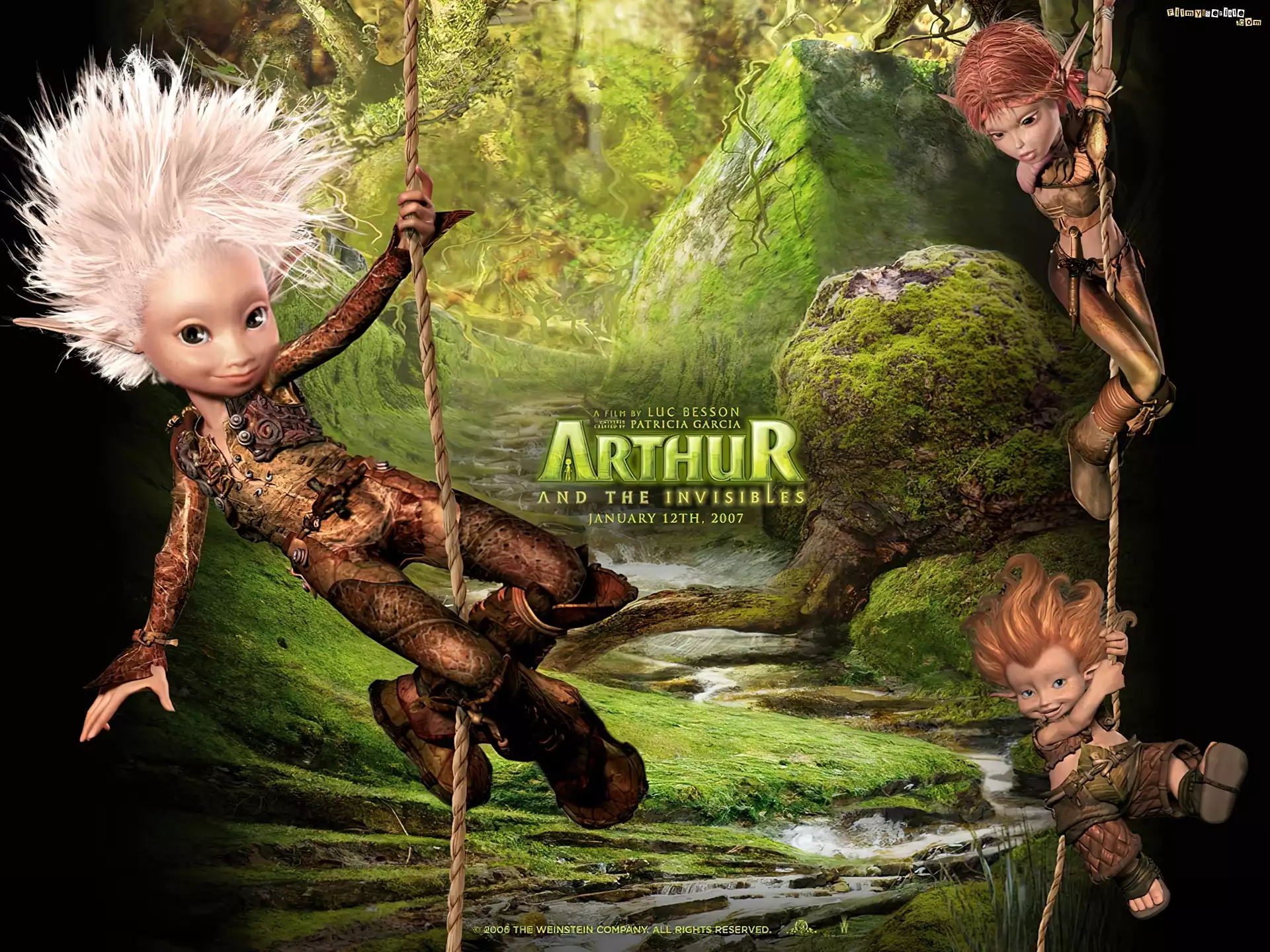 Artur i Minimki, Arthur and the Invisibles, liany, las