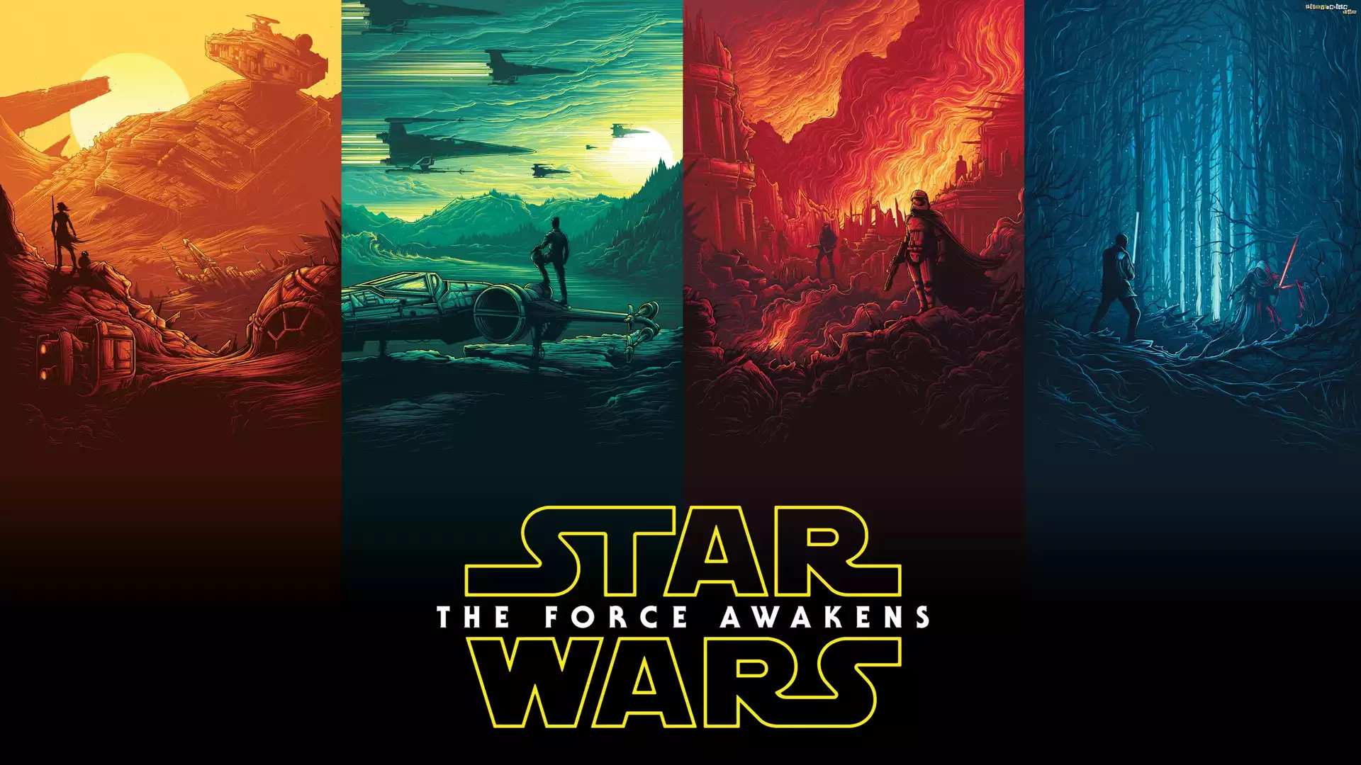 Film, Star Wars The Force Awakens, Gwiezdne wojny Przebudzenie Mocy, Część 7