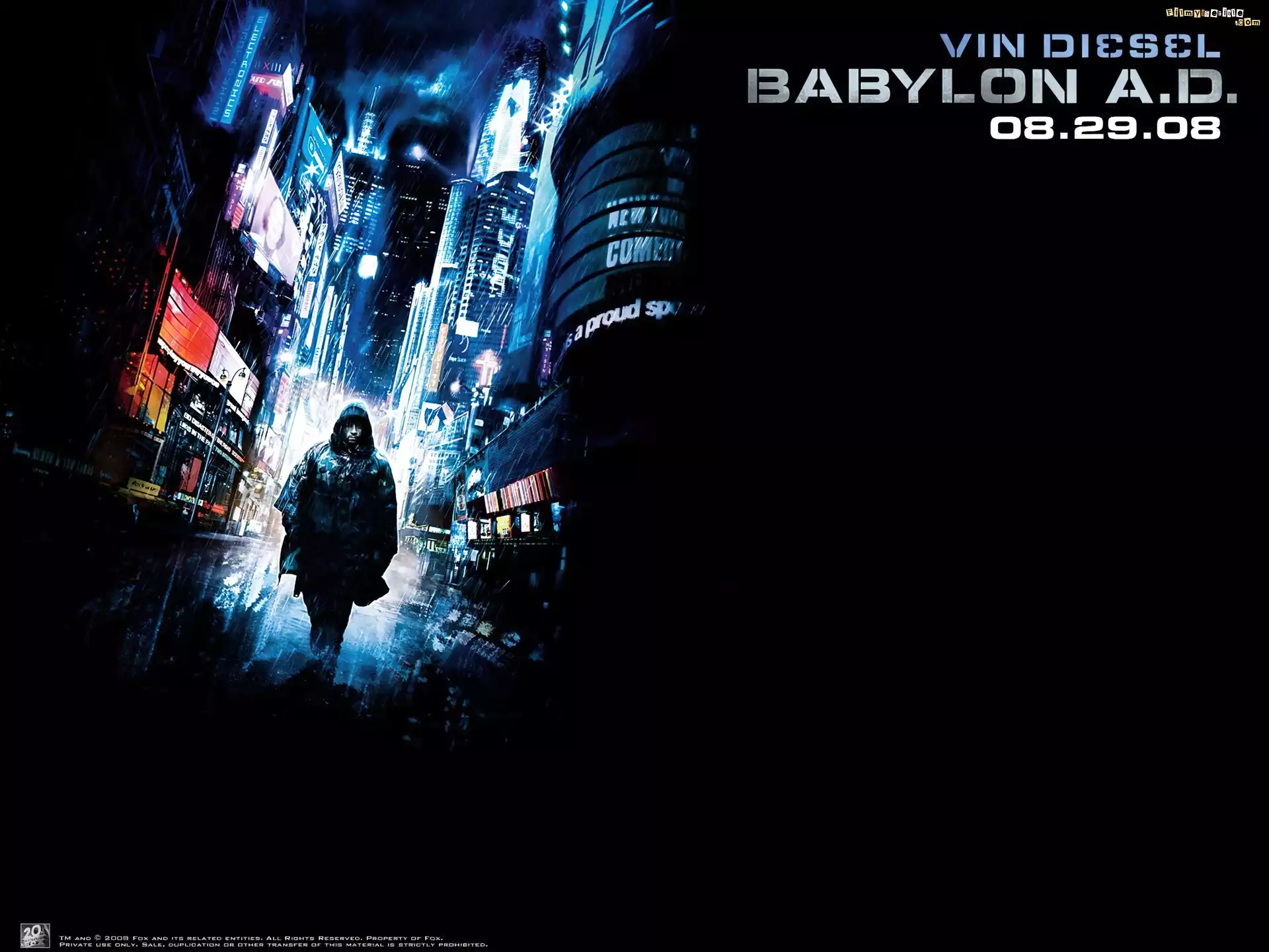 Babylon Ad, Vin Diesel, deszcz