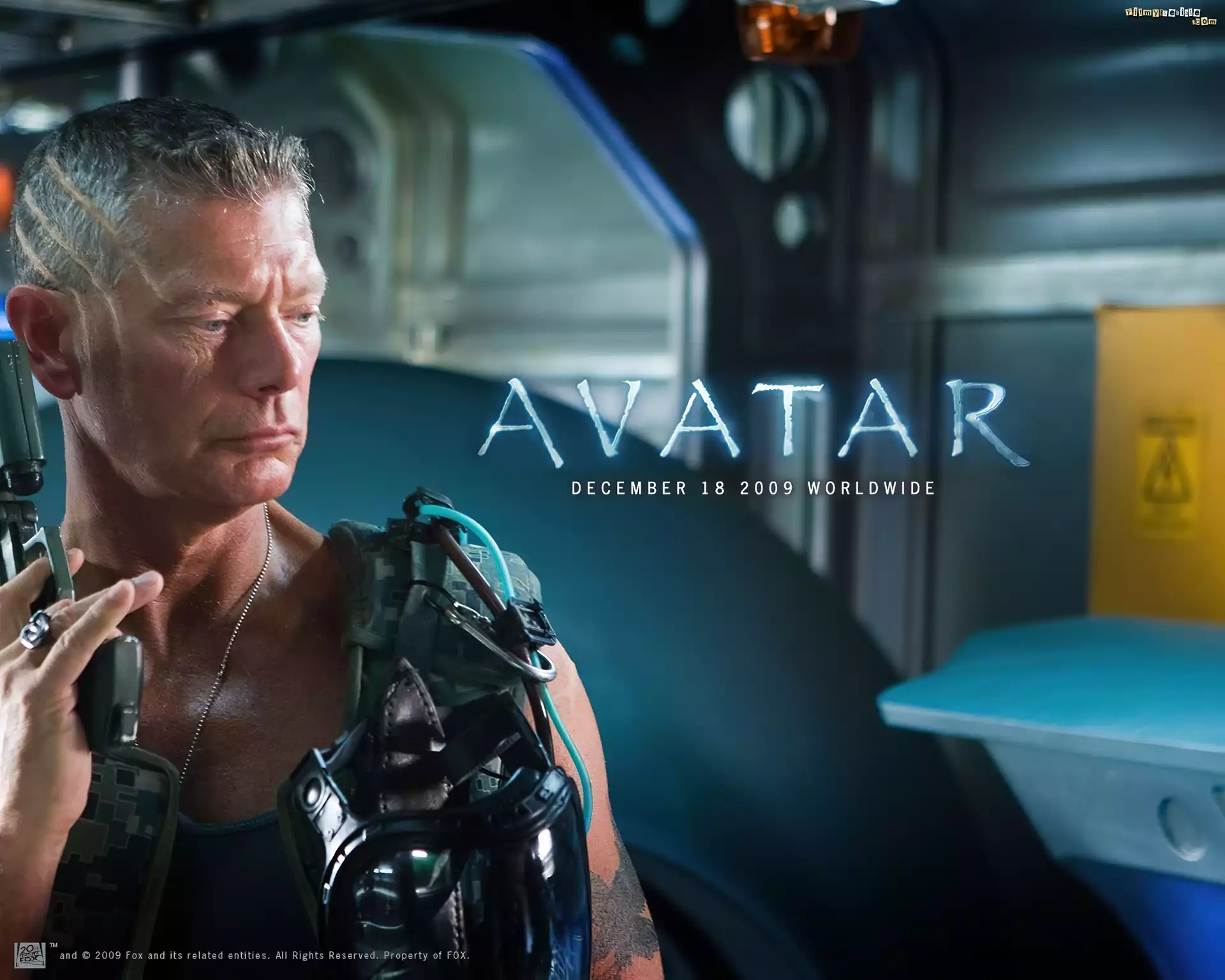 Avatar, Broń, Blizny, Stephen Lang