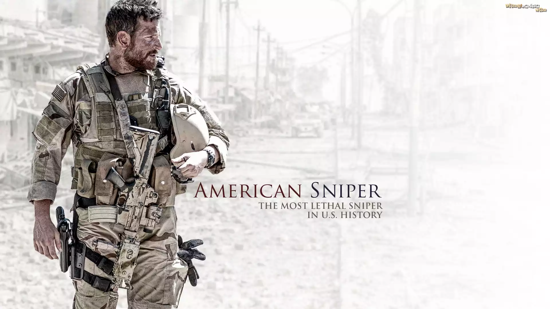 American Sniper, Film, Aktor, Bradley Cooper, Żołnierz, Mundur, Broń