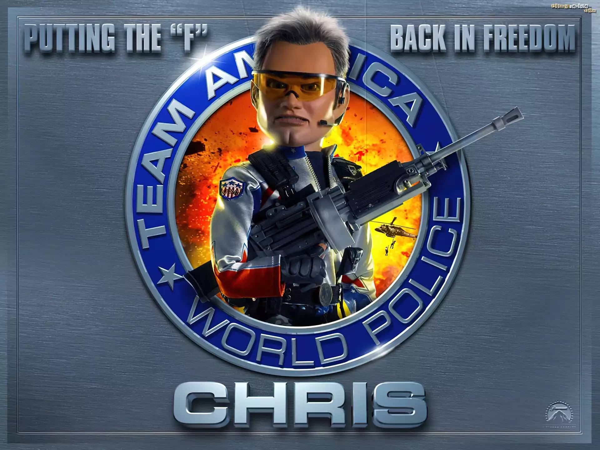 Chris, Ekipa Ameryka - Policjanci z jajami, Team America World Police