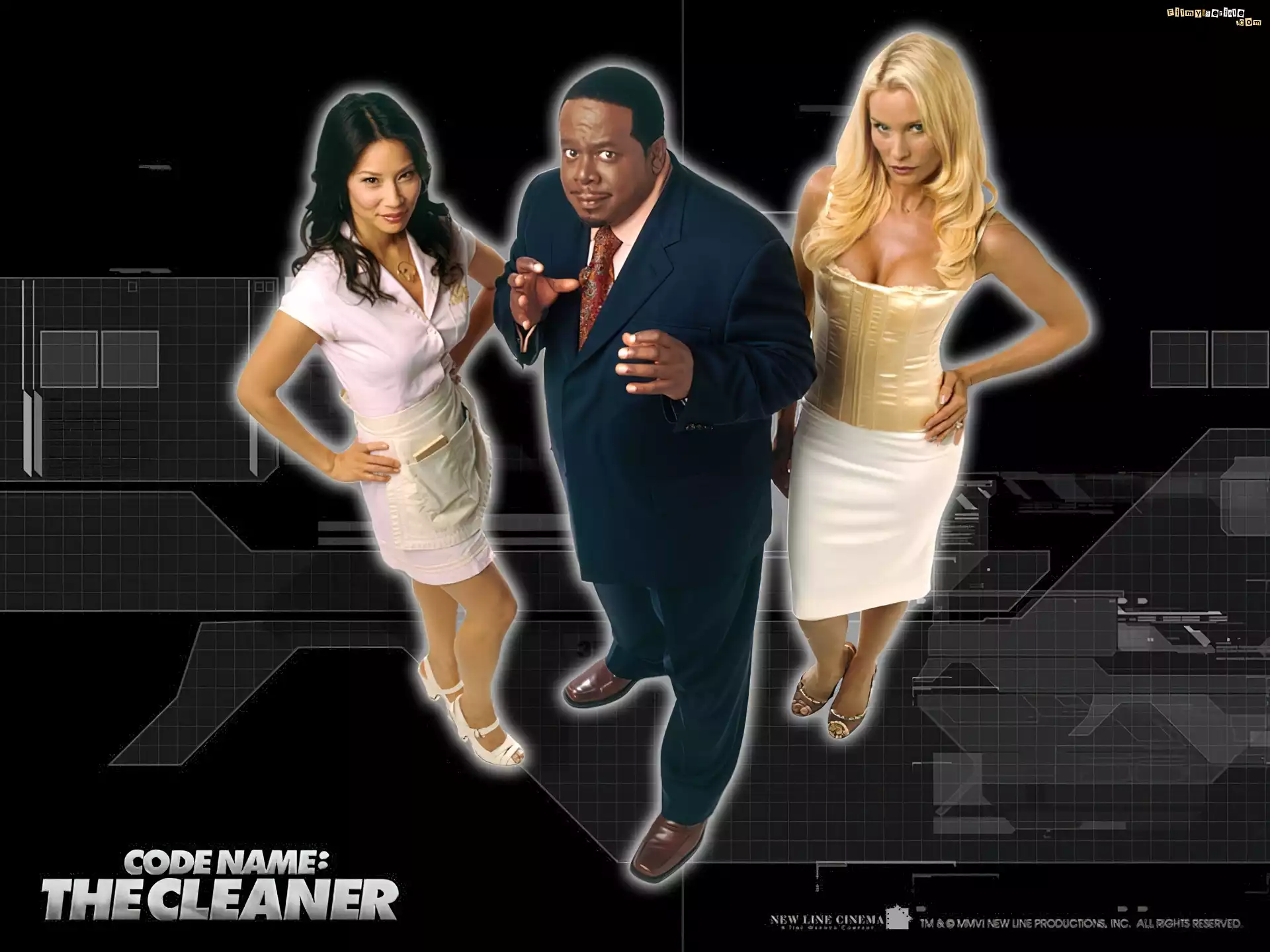 Code Name - The Cleaner Lucy Liu, Nicollette Sheridan, ciemnoskóry
