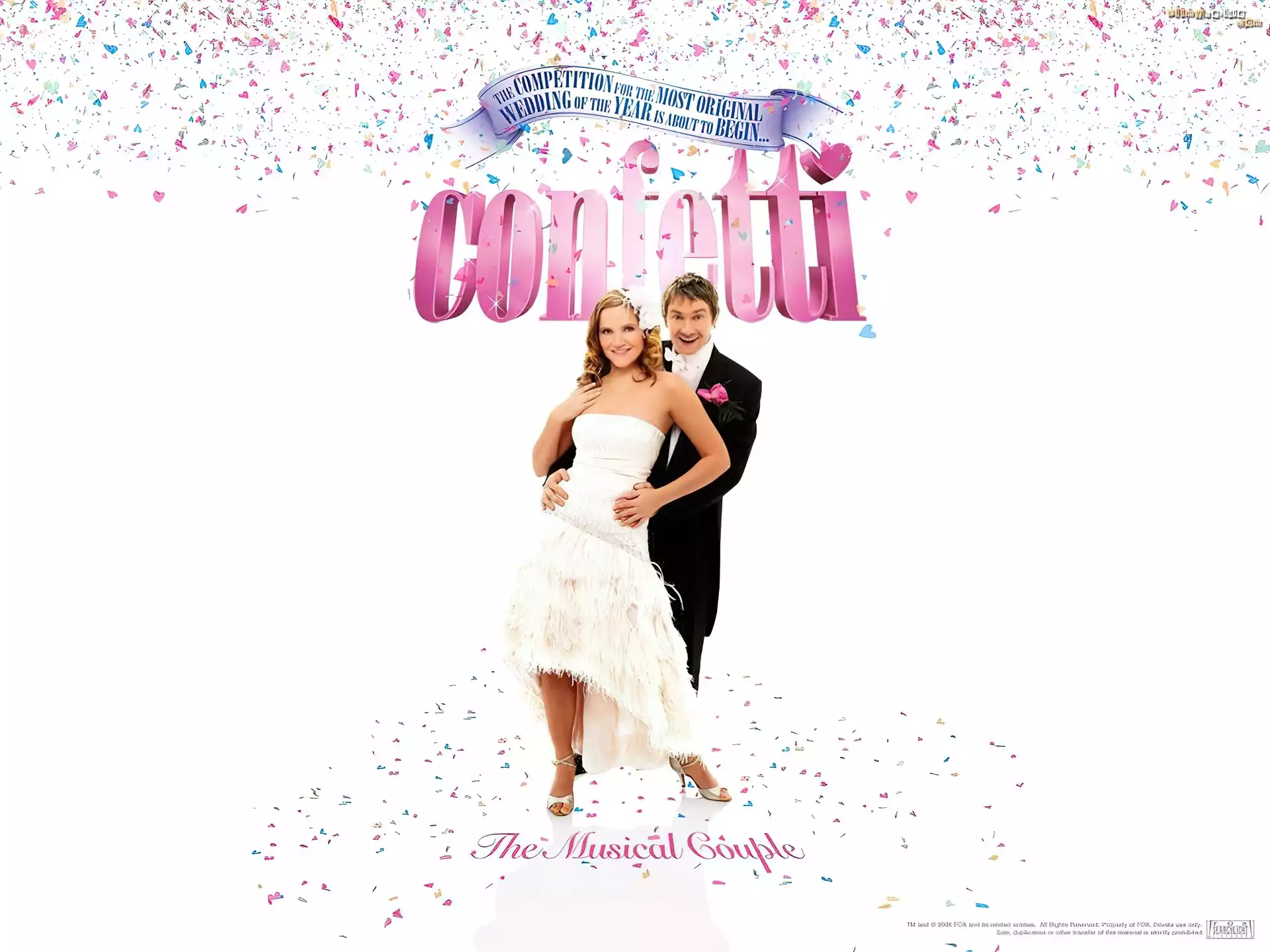 Confetti, Jessica Stevenson, suknia