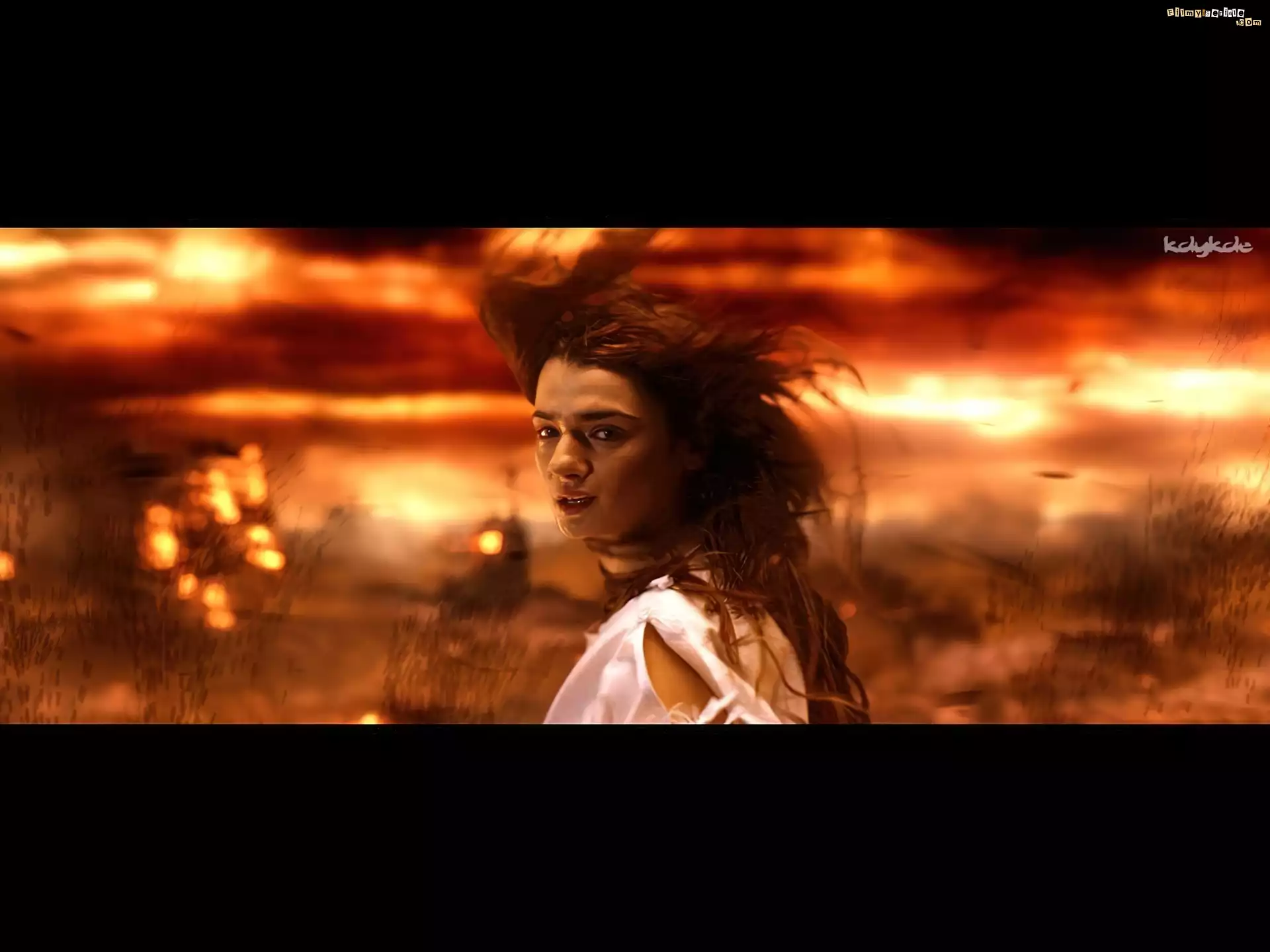 Constantine, Rachel Weisz, czerwone, niebo