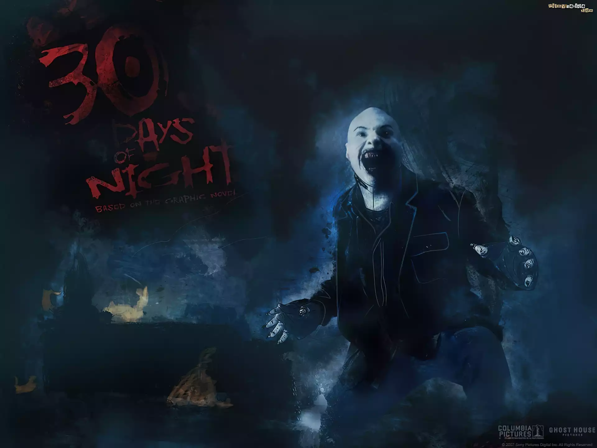 30 Days Of Night, łysy, chłopak, wilkołak