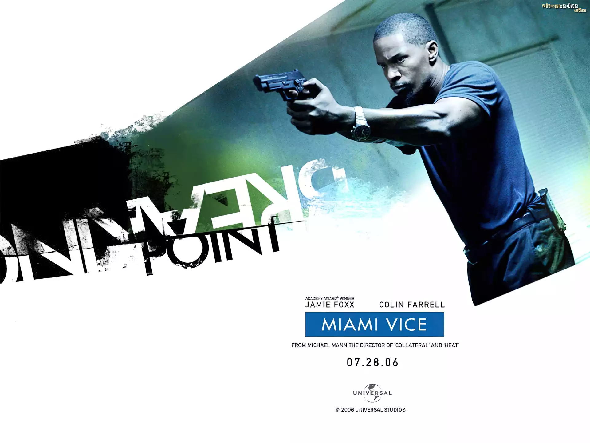 detektyw, Miami Vice, Jamie Foxx, broń