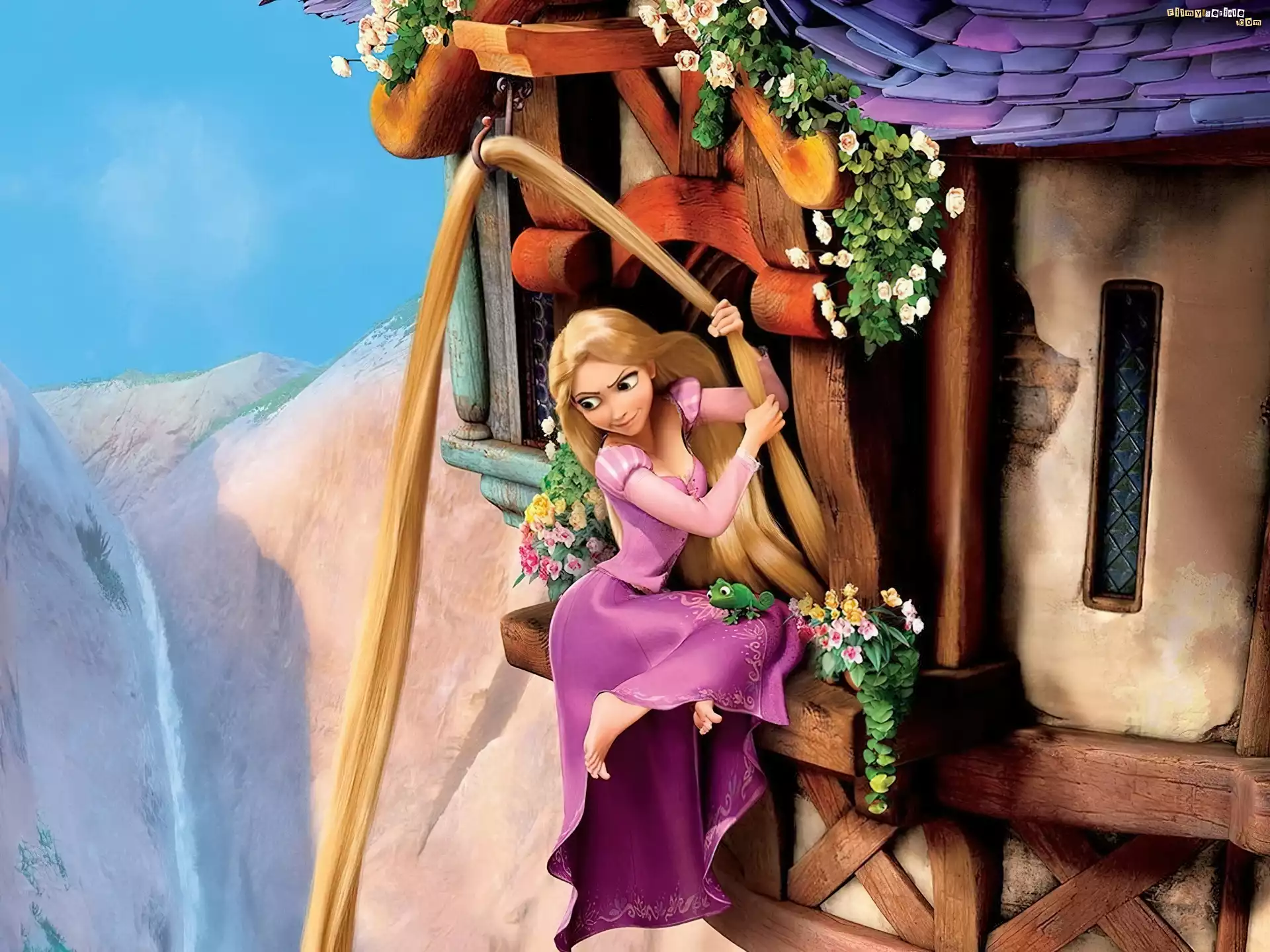 Zaplątani, Tangled, Długie, Włosy