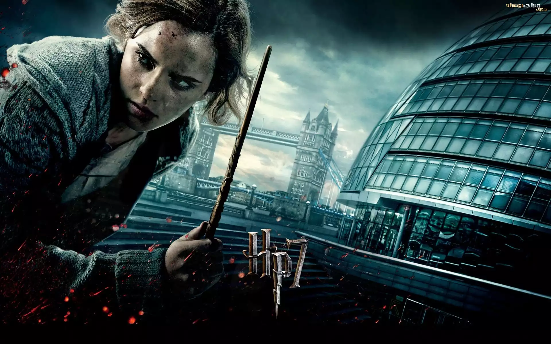 Emma Watson, Harry Potter, Londyn, Różdżka