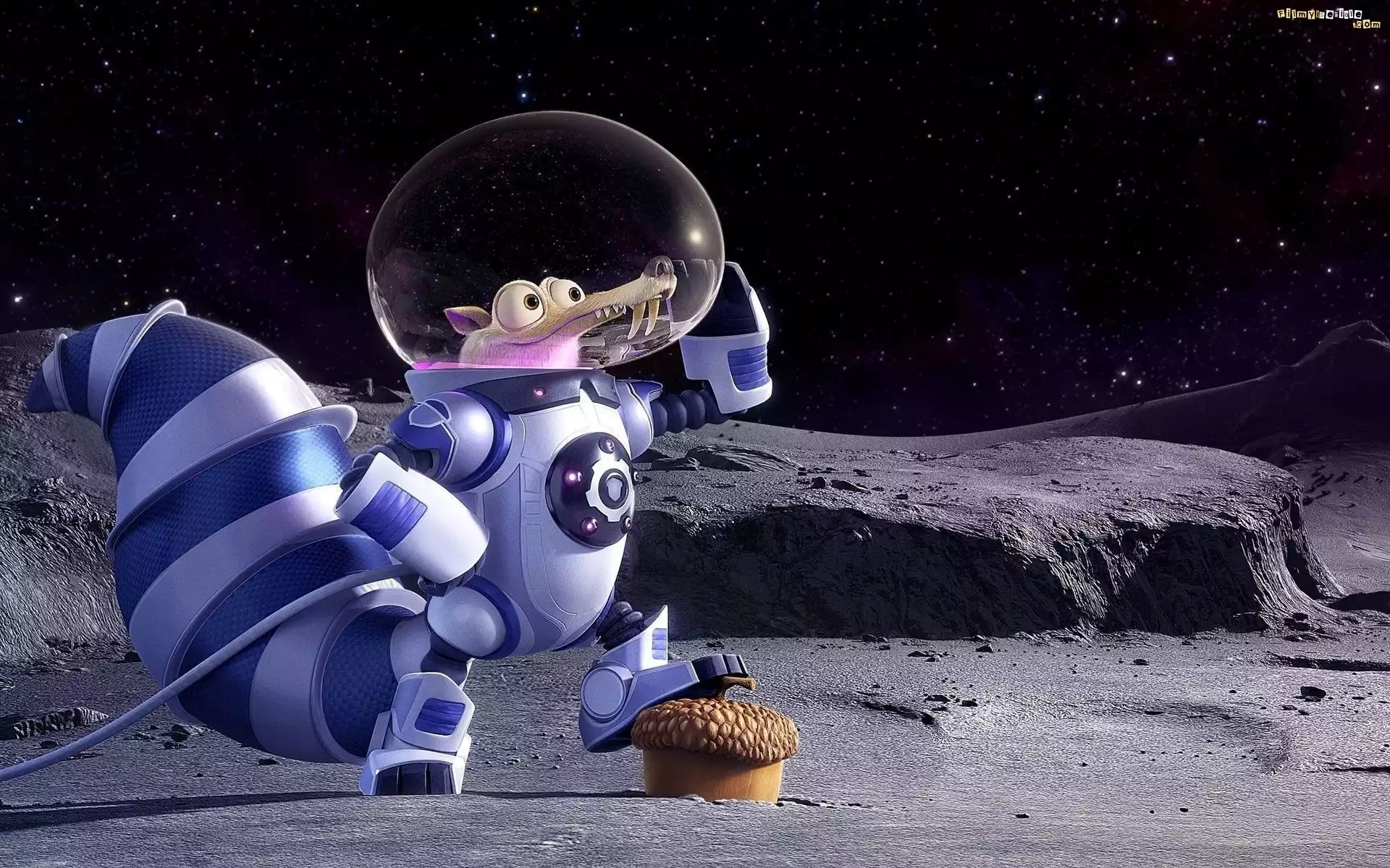Epoka lodowcowa 5 Mocne uderzenie, Ice Age Collision Course, Wiewiór, Astronauta, Kosmos, Śmieszne