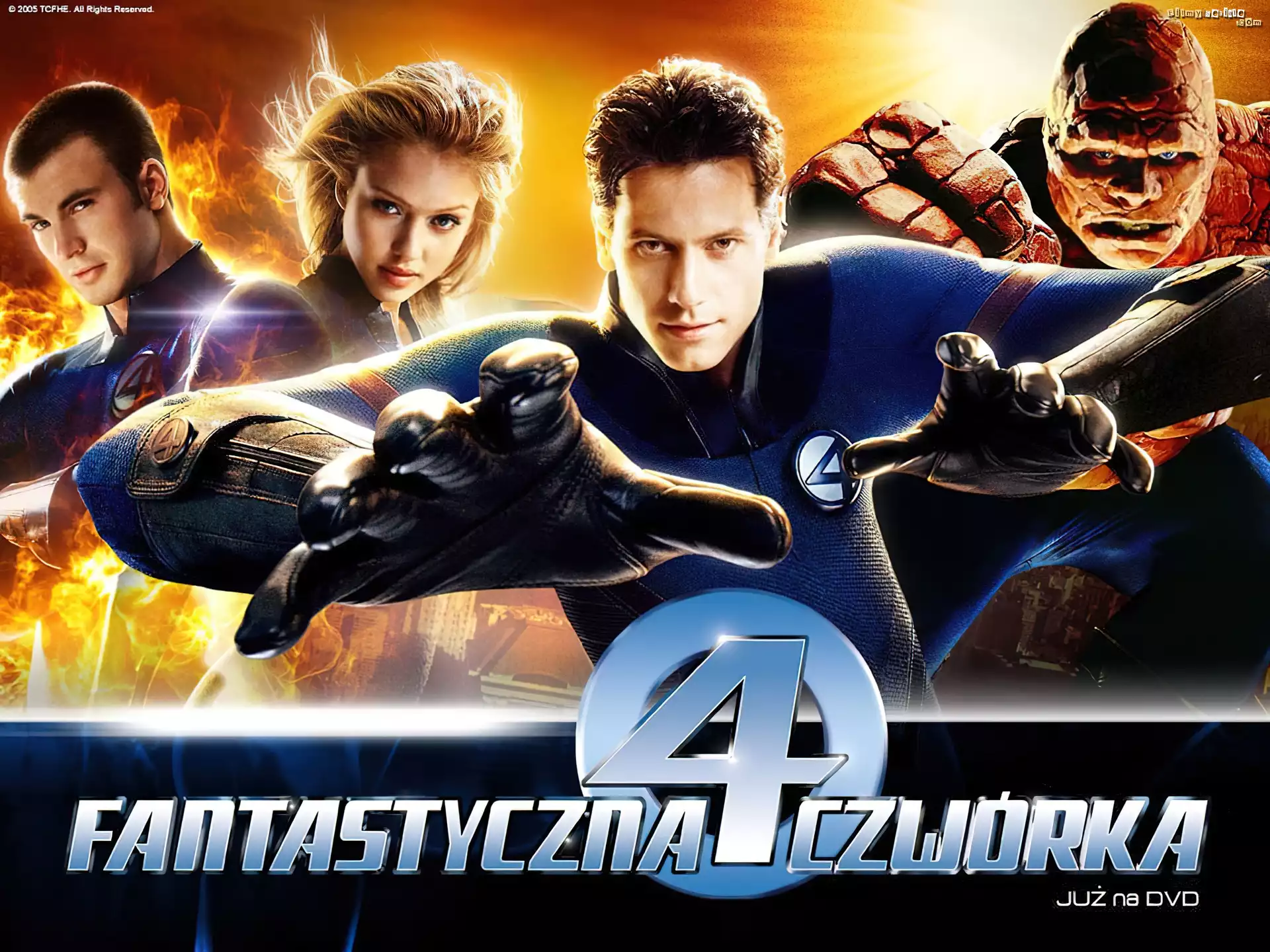 Fantastic Four 1, Ioan Gruffudd, Jessica Alba, Chris Evans