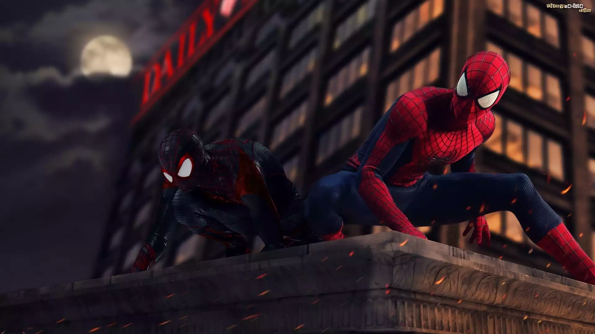 Film, Spider-Man, Dach, Dom