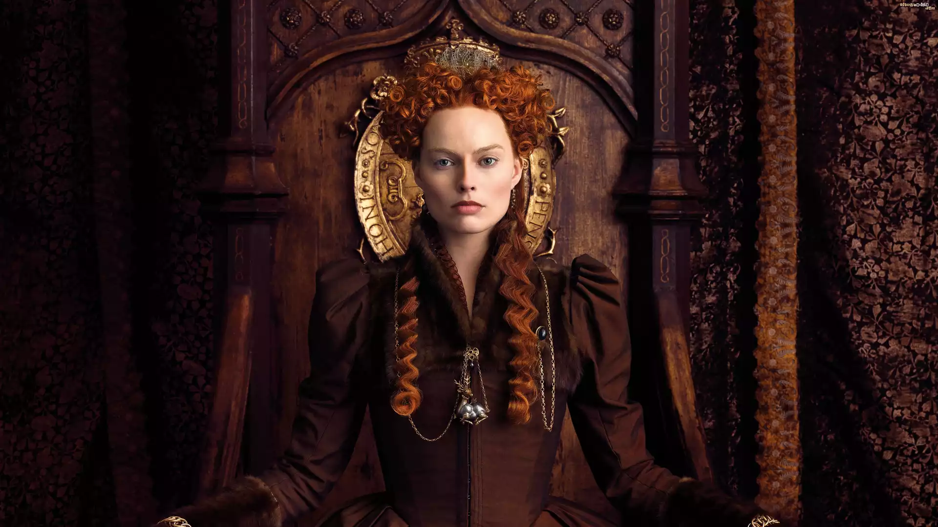 Film, Maria królowa Szkotów, Mary Queen of Scots, Postać, Królowa Elżbieta I, Aktorka, Margot Robbie