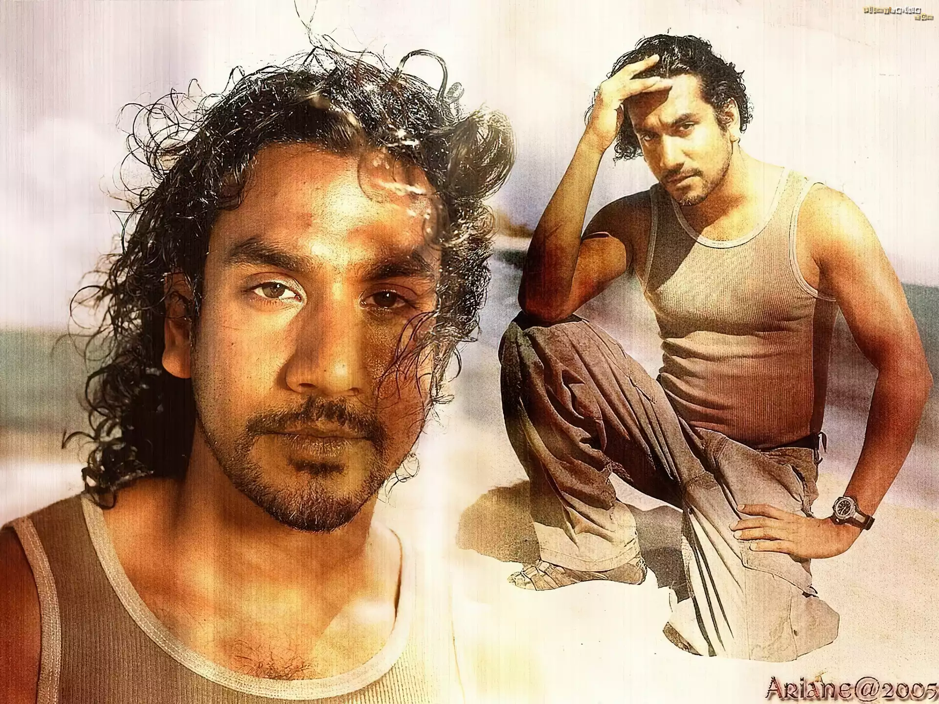 Serial, Lost, Zagubieni, Naveen Andrews, plaża
