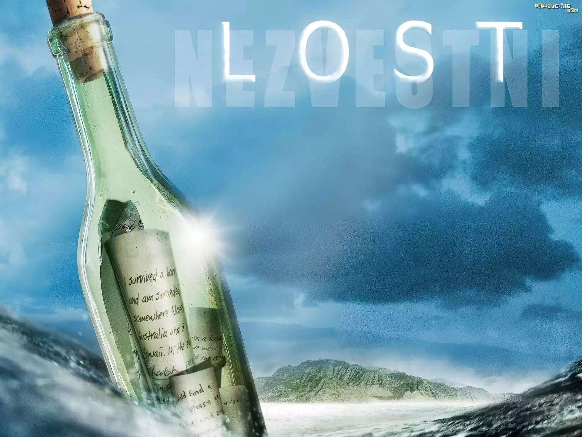 Serial, Zagubieni, Lost, butelka, listy