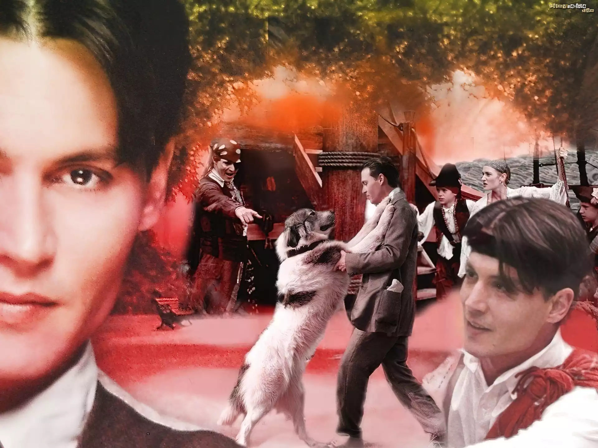 Finding Neverland, Johnny Depp, pies