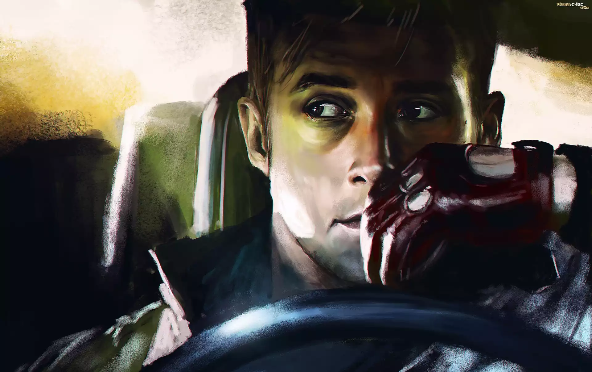 Grafika, Ryan Gosling, Film, Drive