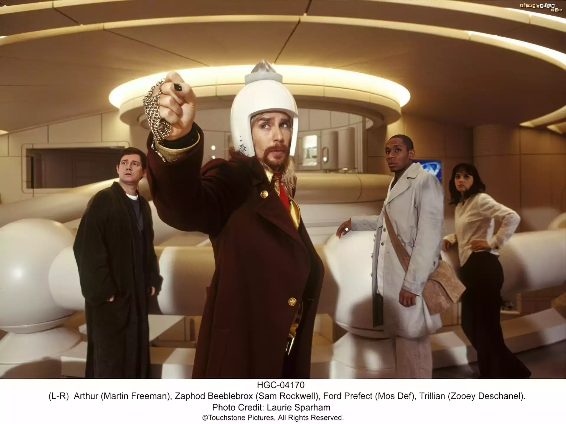 Hitchhikers Guide To The Galaxy, Zooey Deschanel, Mos Def, Martin Freeman, Sam Rockwell