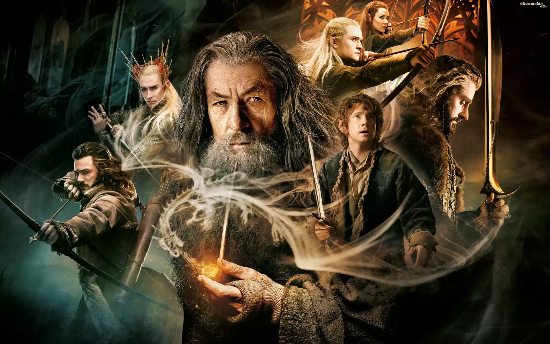 Hobbit 2, Postacie, Łuk, Miecze