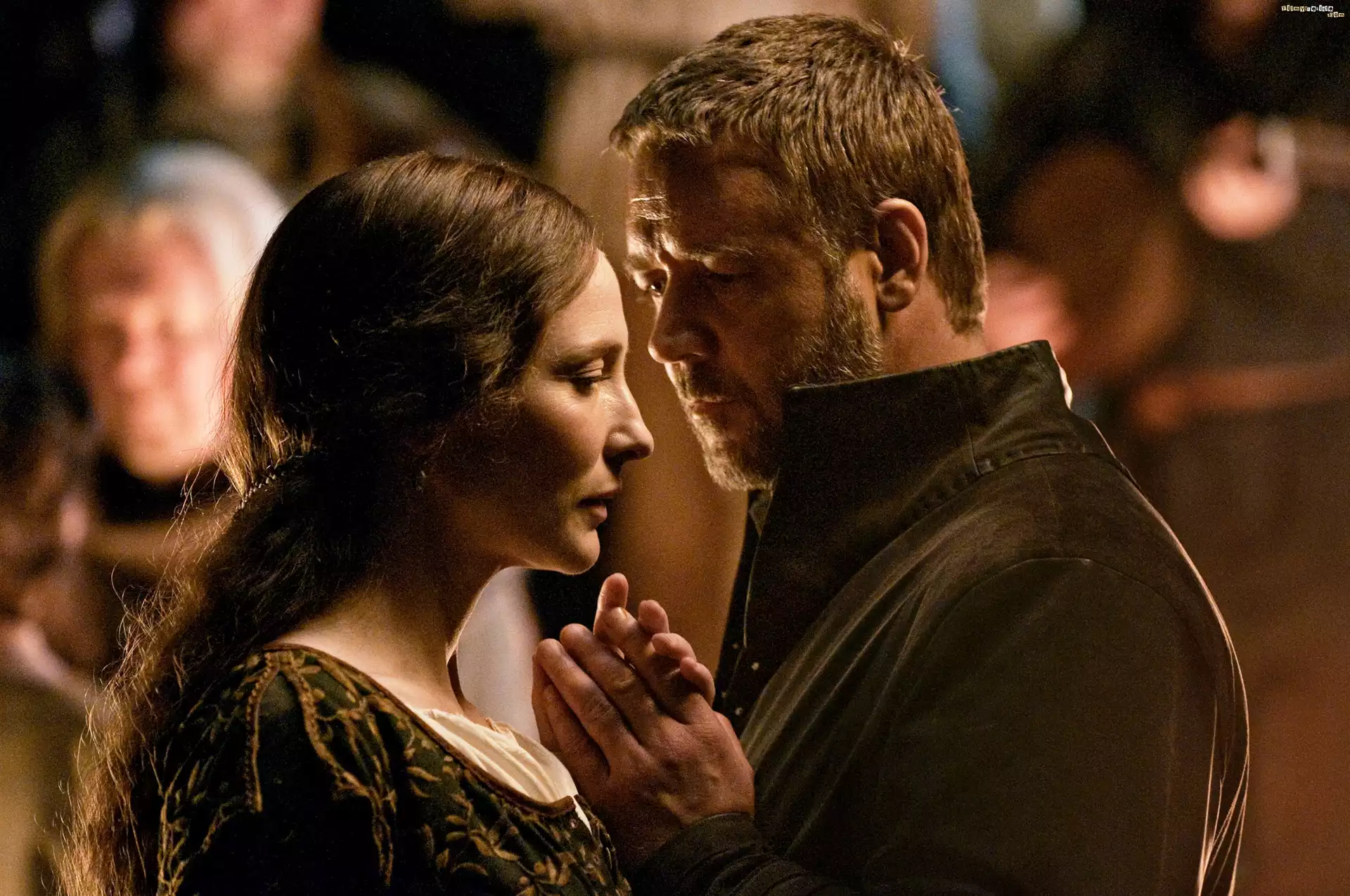Robin Hood, Taniec, Cate Blanchett, Russell Crowe