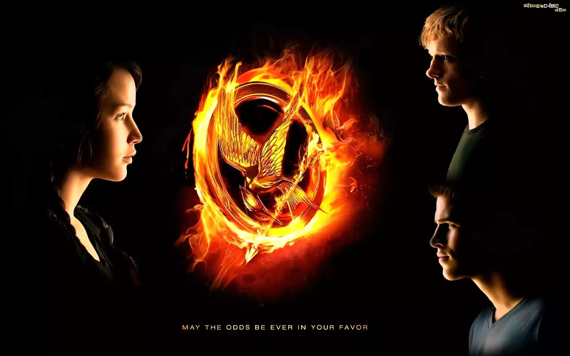 Igrzyska śmierci, Katniss, Peeta, Gale
