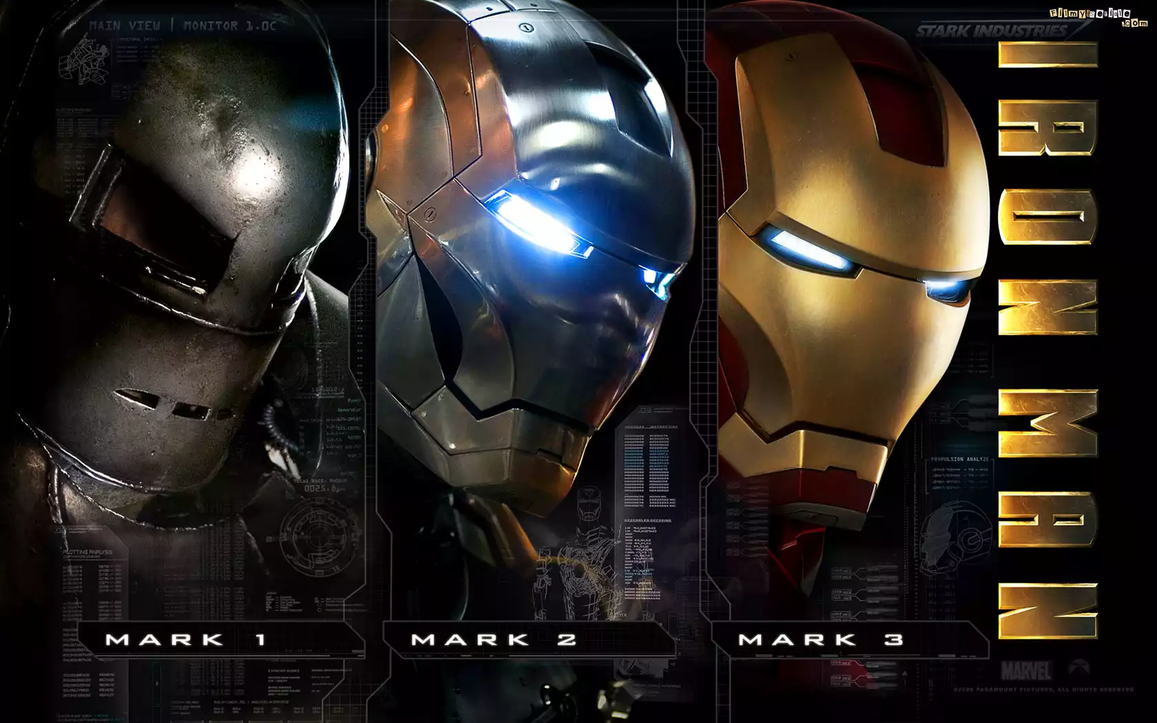 Iron Man, roboty, głowy