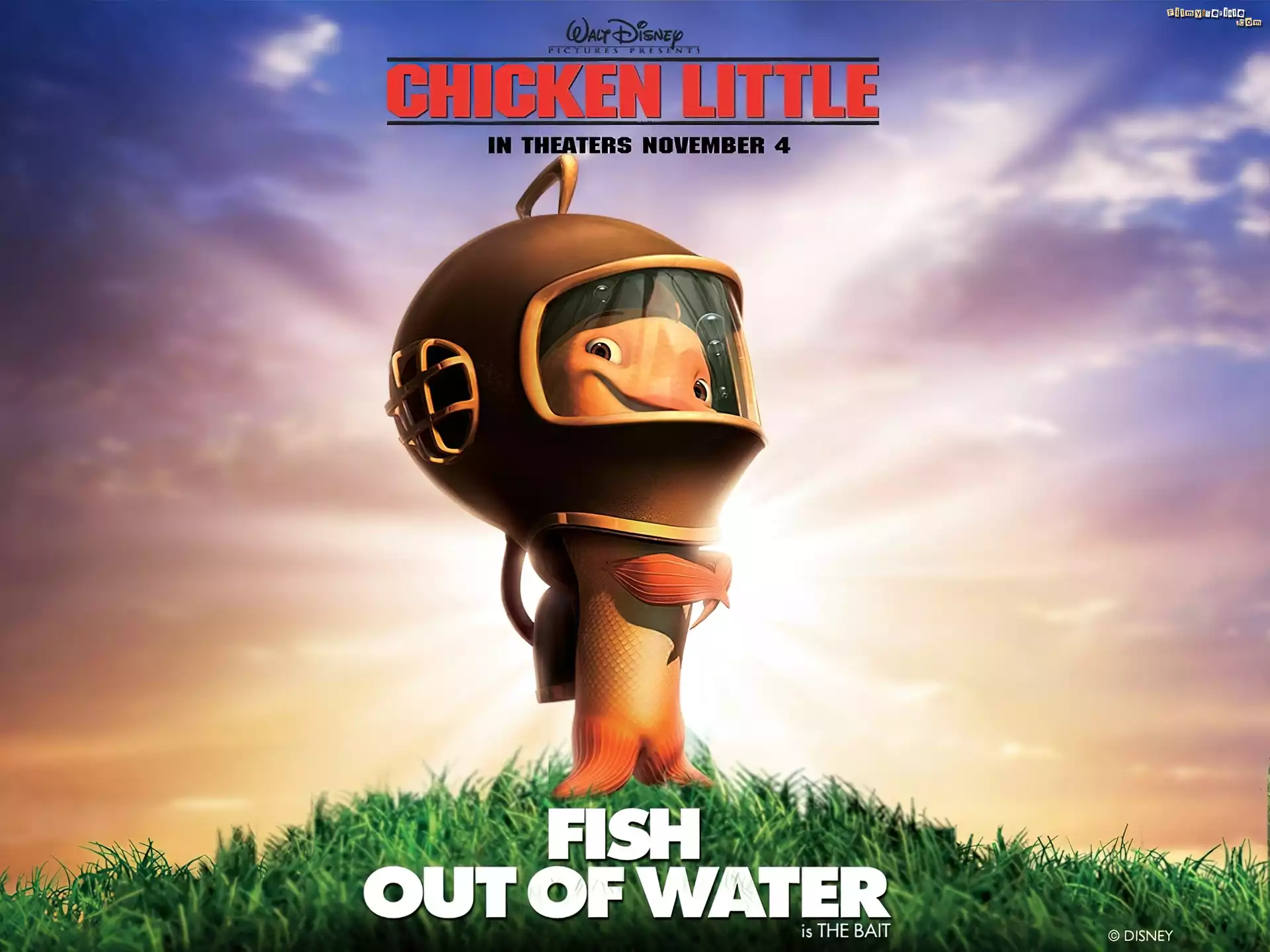 ryba, Kurczak Mały, Chicken little