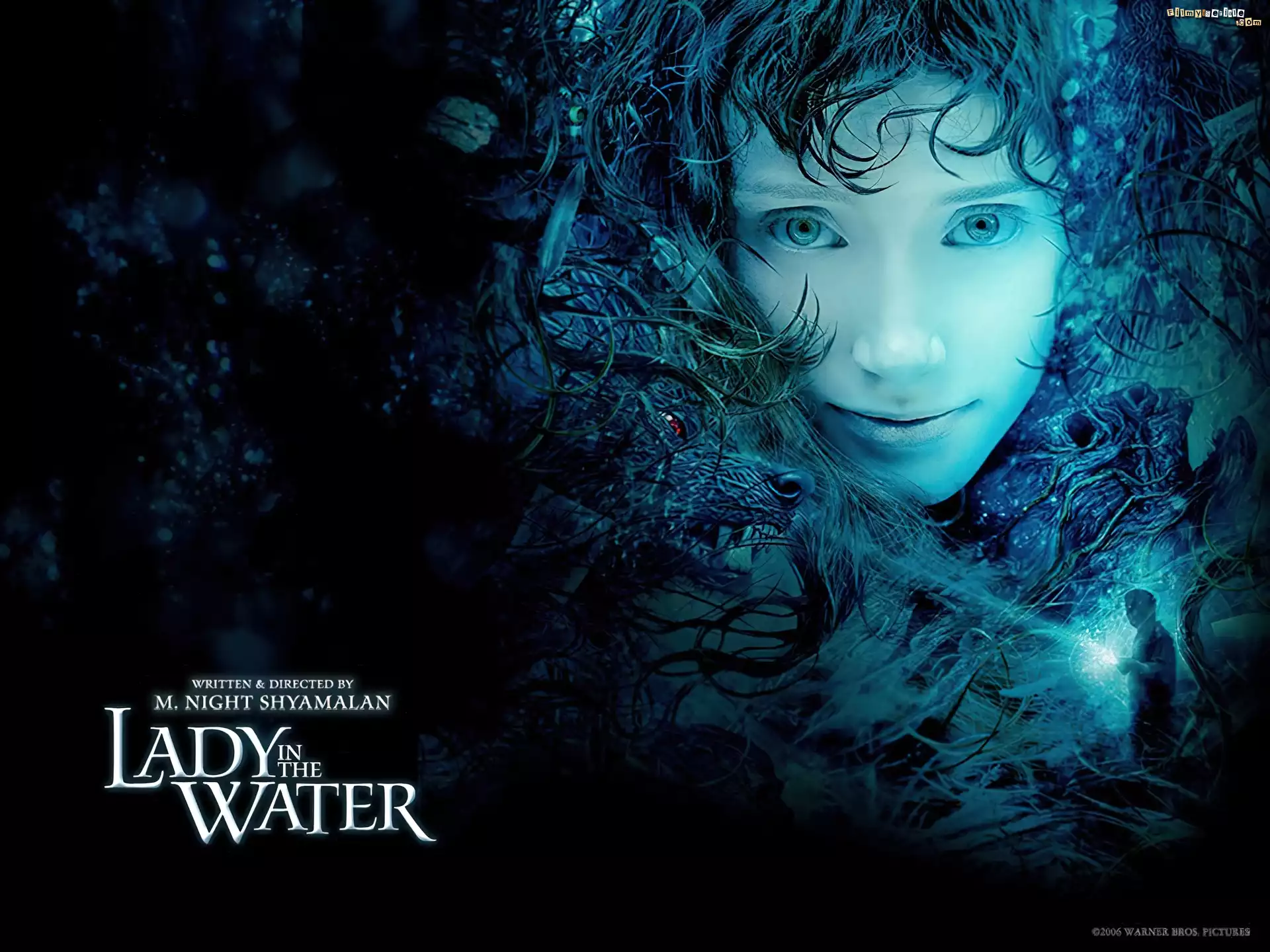 Lady In The Water, kobieta, twarz