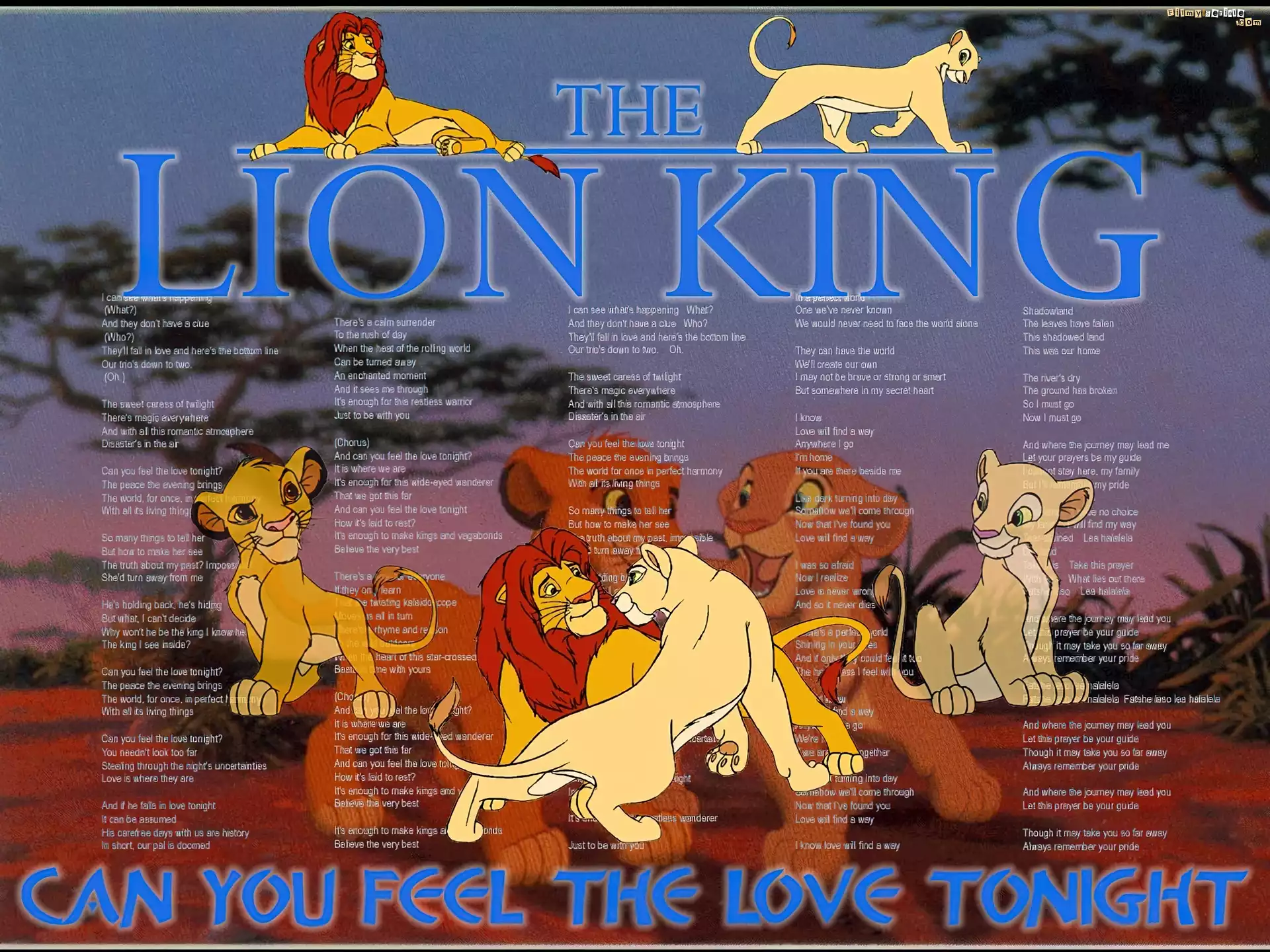 Król Lew, The Lion King, napisy