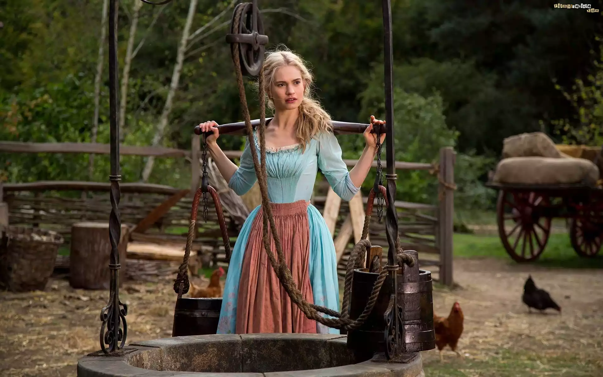 Lily James, Aktorka, Film, Kopciuszek, Cinderella