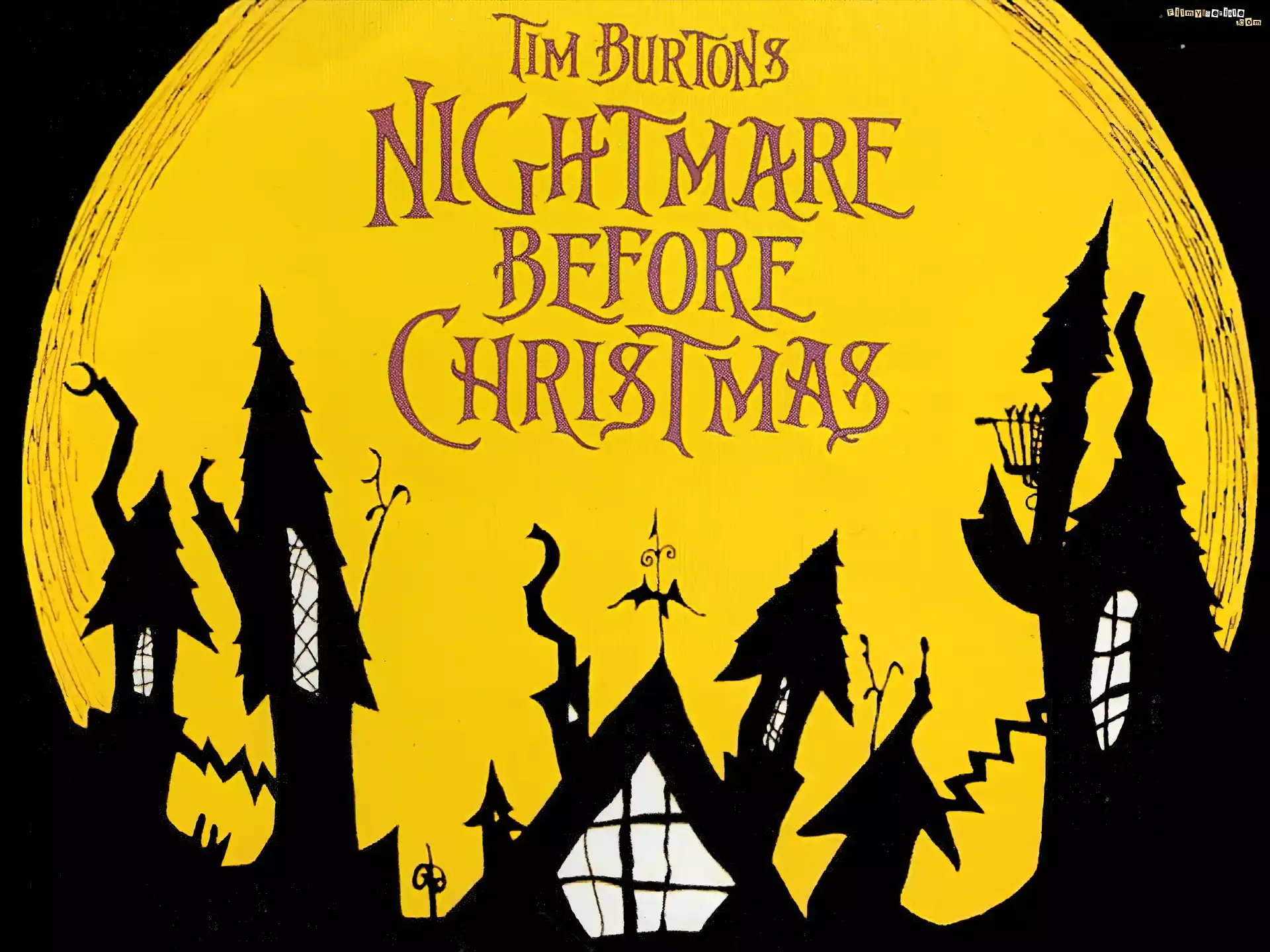Film animowany, Miasteczko Halloween, The Nightmare Before Christmas, Straszne, Domy