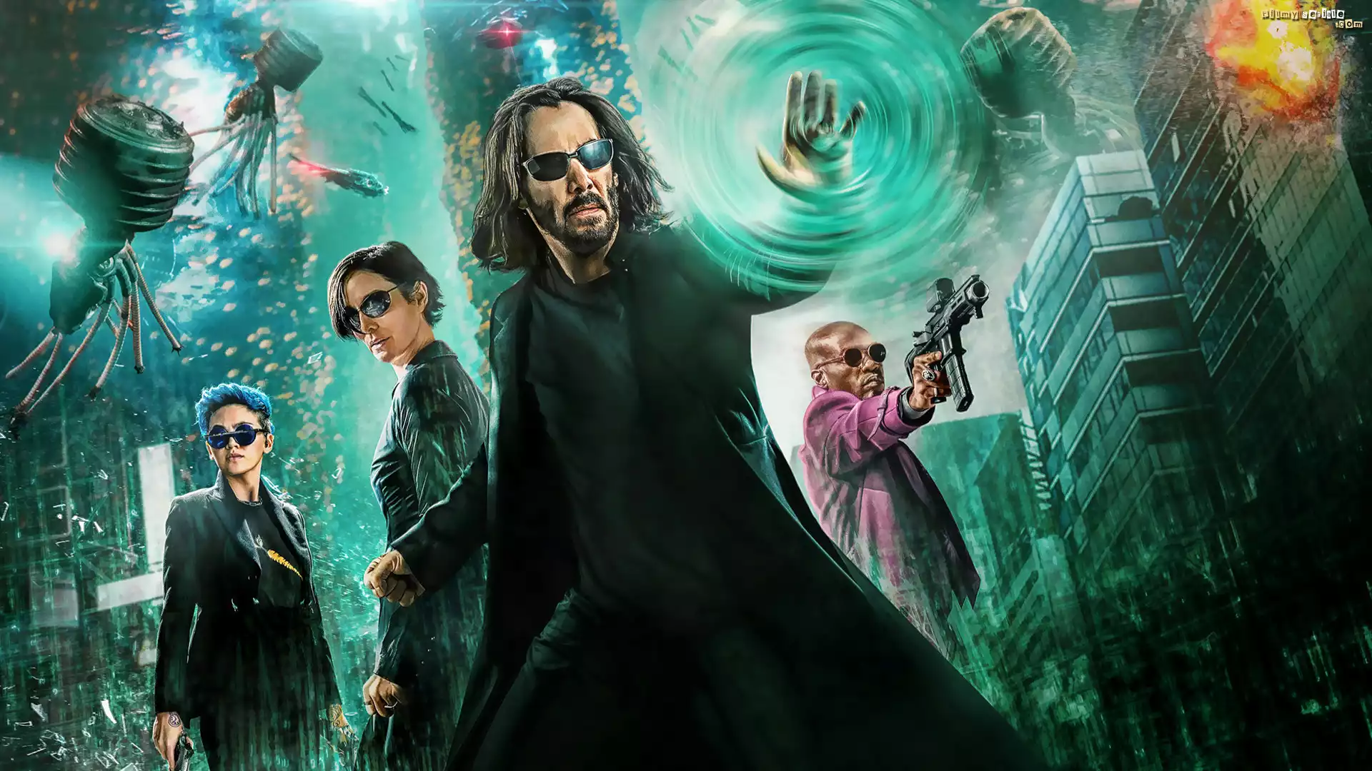 Aktorzy, Aktor, Keanu Reeves, Postacie, Neo, Triniti, Morfeush, Bugs, Film, The Matrix Resurrections, Matrix Zmartwychwstania