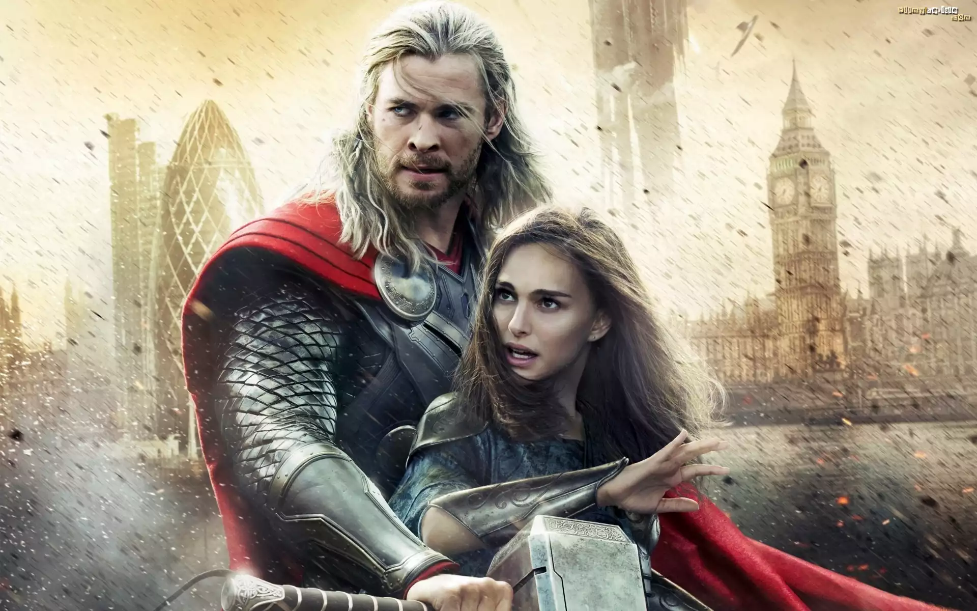 Thor, Mroczny Åšwiat, Natalie Portman, Chris Hemsworth
