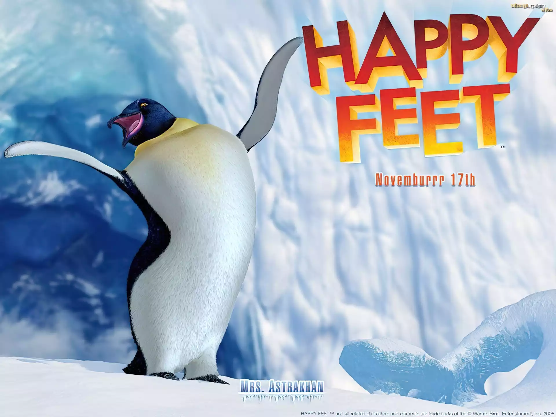 Mrs, Astrakhan, Tupot małych stóp, Happy Feet