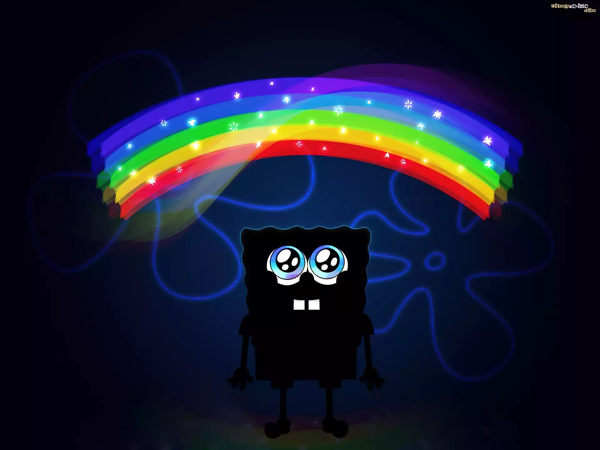 Spongebob, Oczy, Tęcza