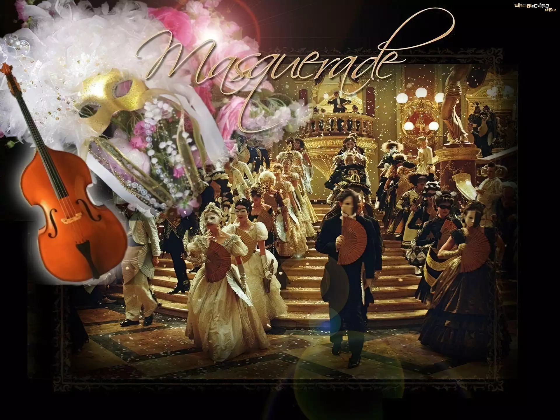 Phantom Of The Opera, bal, maski, postacie, skrzypce