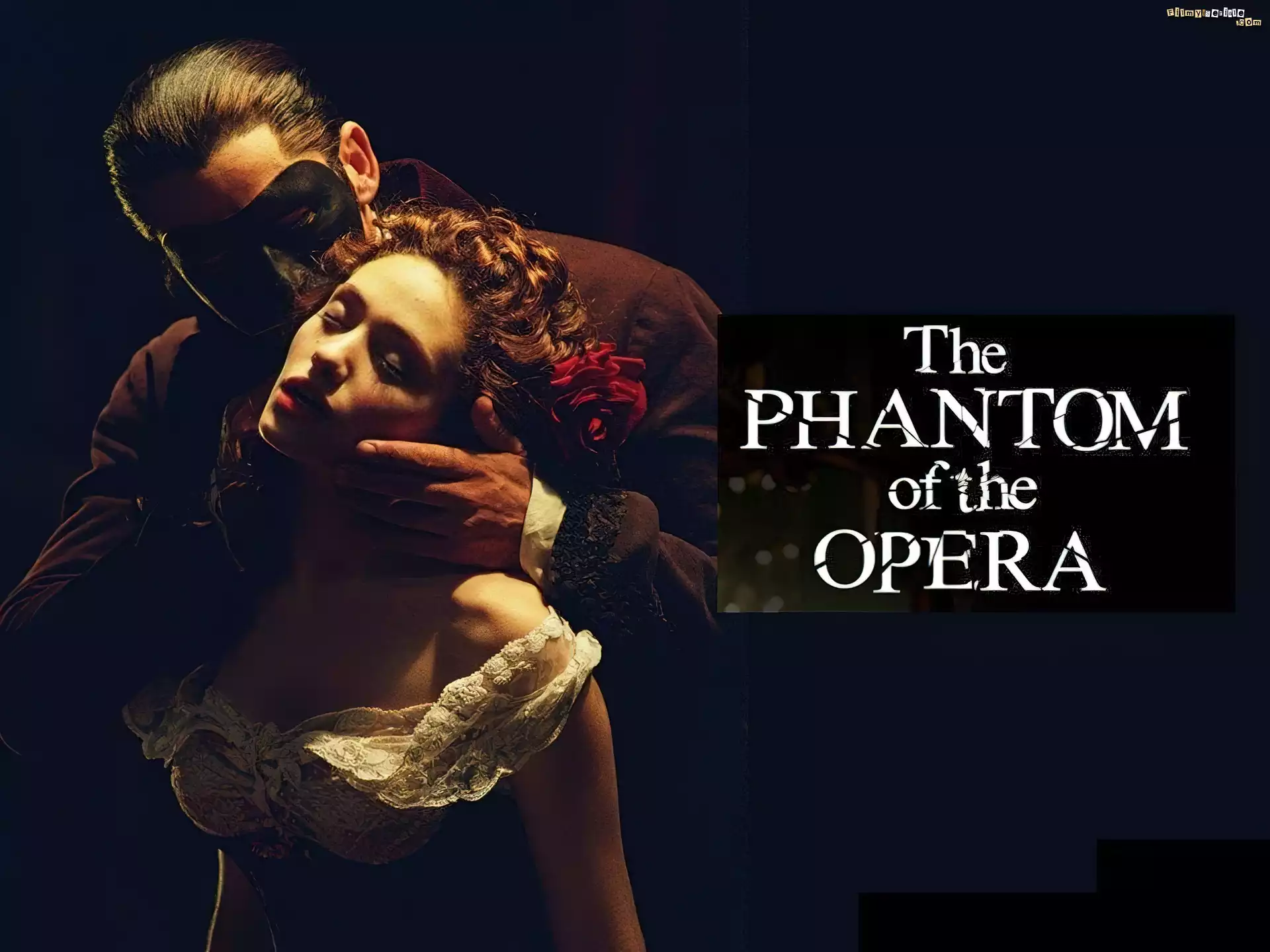 Gerard Butler, Emmy Rossum, pocałunek, Phantom Of The Opera